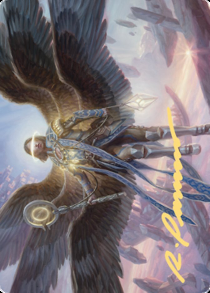 Angel of Destiny Art Card (Gold-Stamped Signature) [Zendikar Rising Art Series] | GrognardGamesBatavia