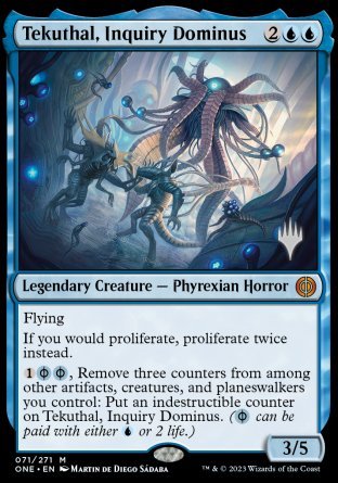 Tekuthal, Inquiry Dominus (Promo Pack) [Phyrexia: All Will Be One Promos] | GrognardGamesBatavia
