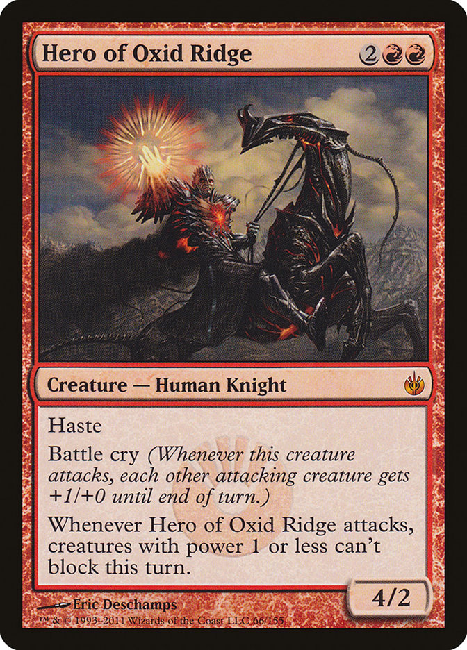 Hero of Oxid Ridge [Mirrodin Besieged] | GrognardGamesBatavia