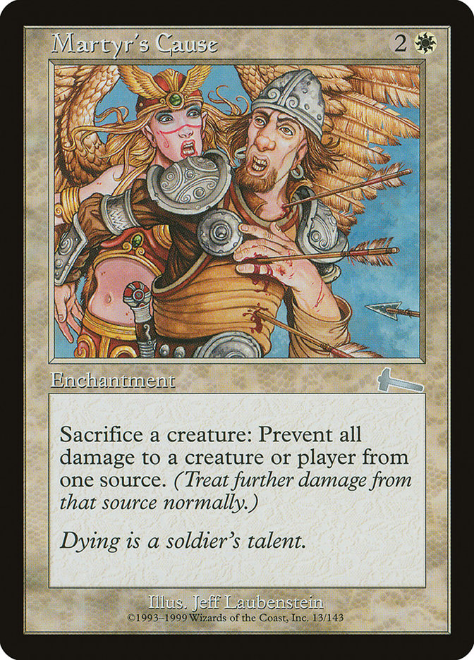 Martyr's Cause [Urza's Legacy] | GrognardGamesBatavia