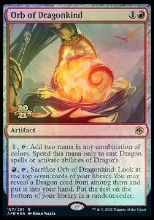 Orb of Dragonkind [Dungeons & Dragons: Adventures in the Forgotten Realms Prerelease Promos] | GrognardGamesBatavia