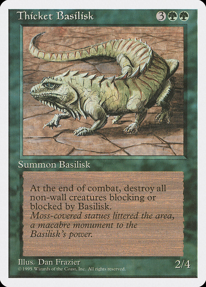 Thicket Basilisk [Fourth Edition] | GrognardGamesBatavia