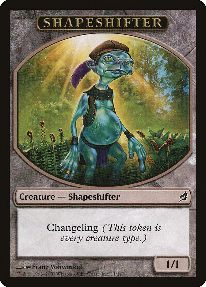 Shapeshifter Token [Lorwyn Tokens] | GrognardGamesBatavia