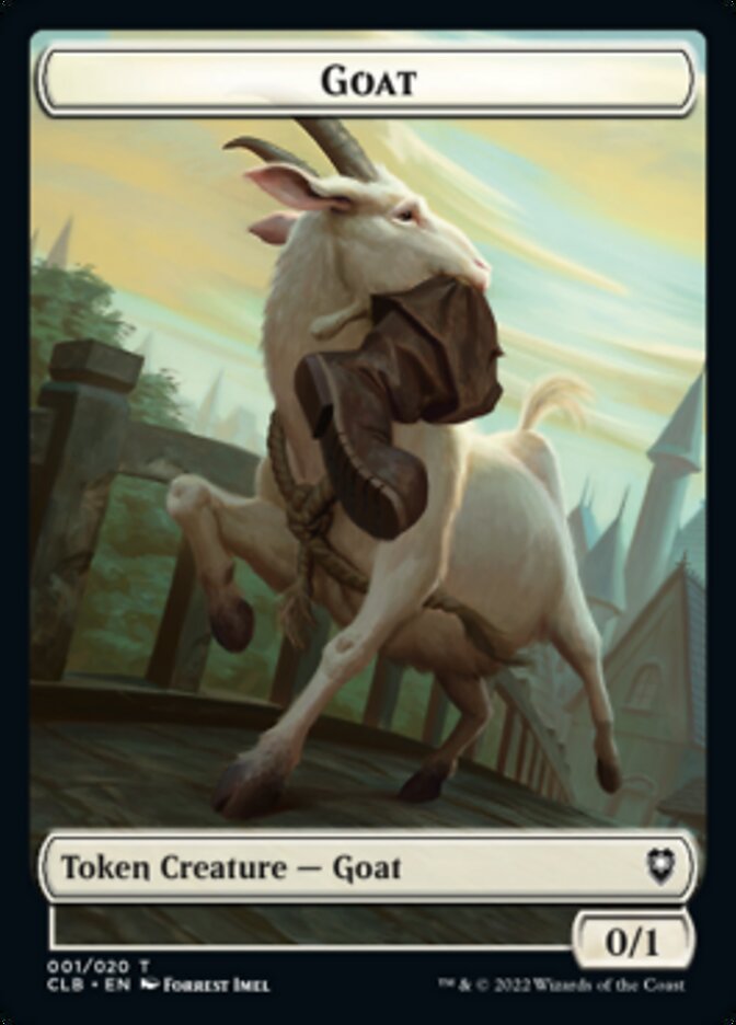 Goat Token [Commander Legends: Battle for Baldur's Gate Tokens] | GrognardGamesBatavia