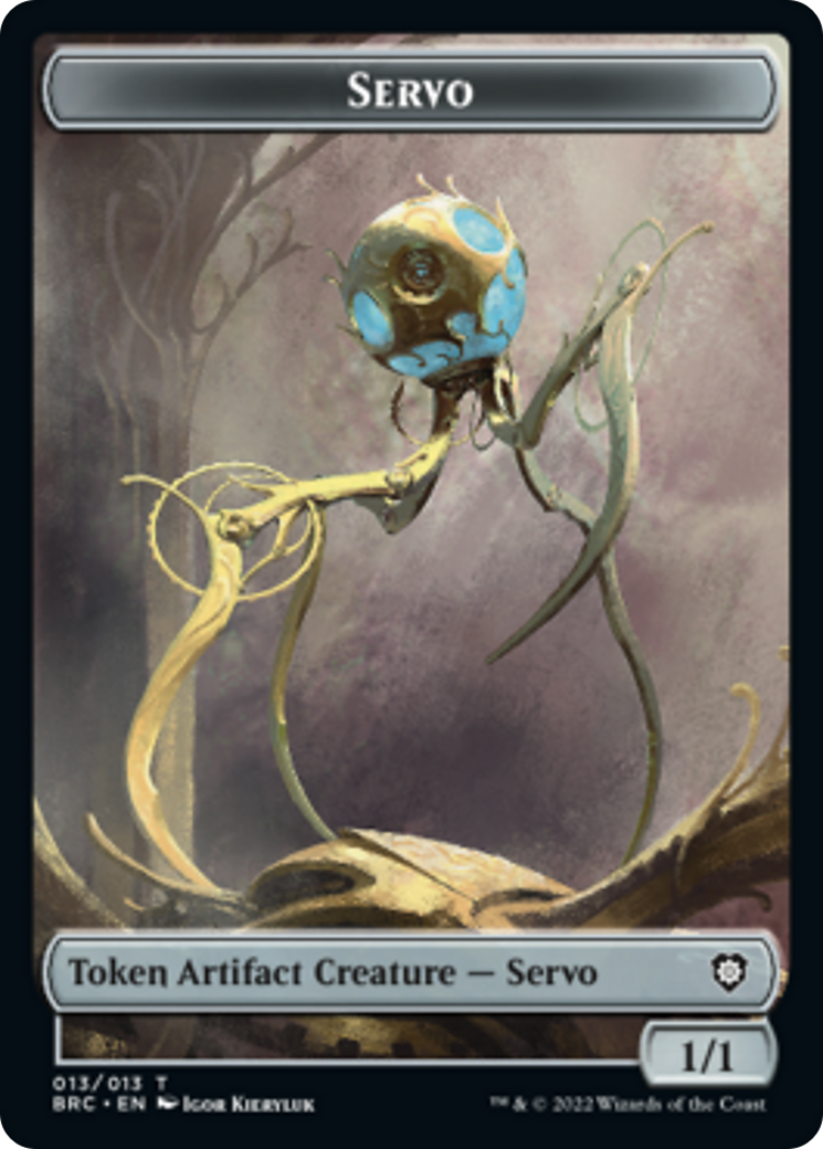 Servo // Eldrazi Double-Sided Token [The Brothers' War Commander Tokens] | GrognardGamesBatavia