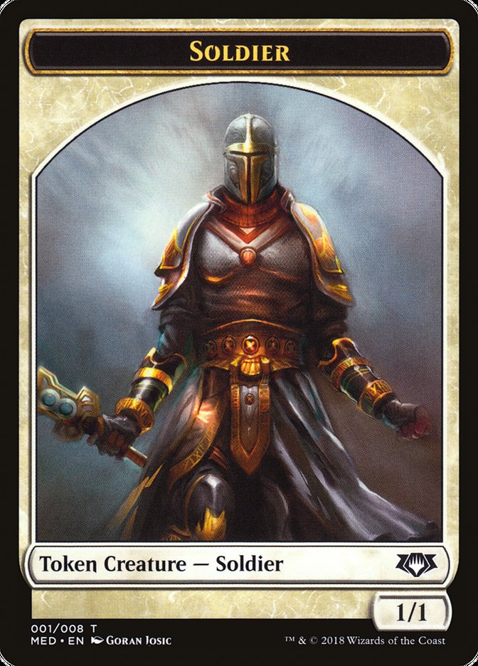 Soldier Token [Mythic Edition Tokens] | GrognardGamesBatavia