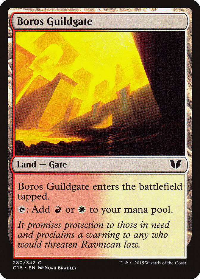 Boros Guildgate [Commander 2015] | GrognardGamesBatavia