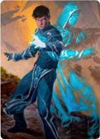 Jace, Mirror Mage 1 Art Card [Zendikar Rising Art Series] | GrognardGamesBatavia