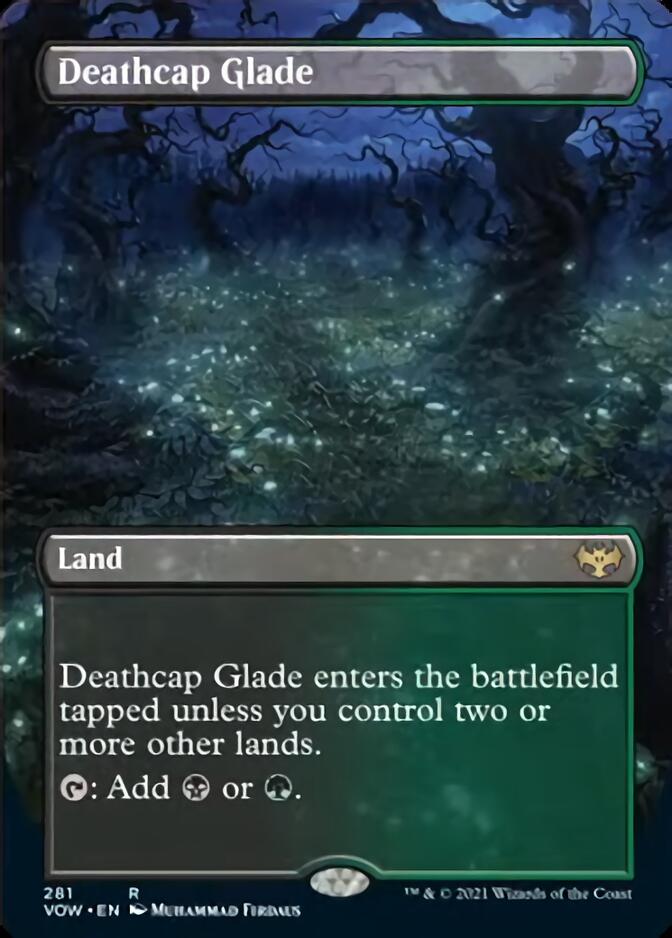 Deathcap Glade (Borderless Alternate Art) [Innistrad: Crimson Vow] | GrognardGamesBatavia