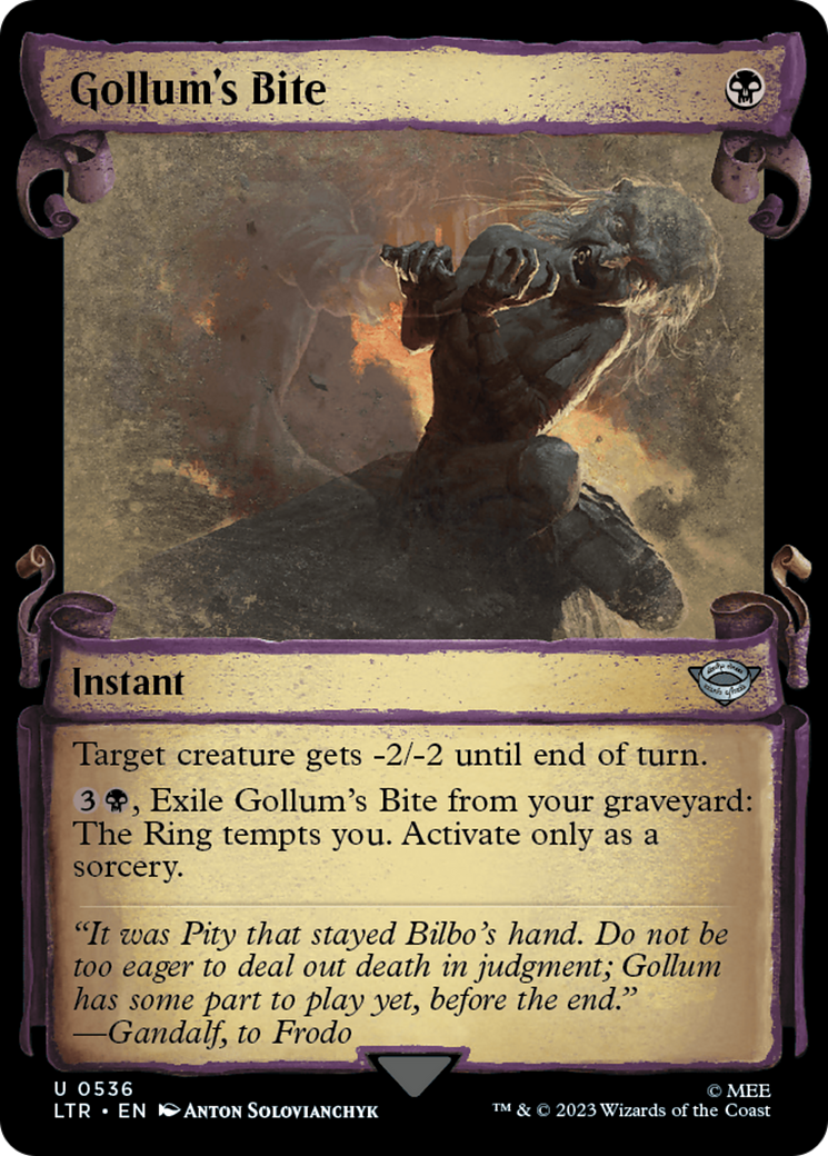 Gollum's Bite [The Lord of the Rings: Tales of Middle-Earth Showcase Scrolls] | GrognardGamesBatavia