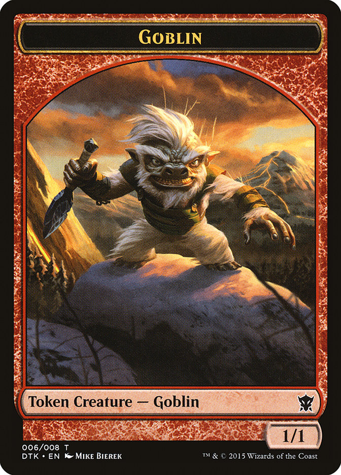 Goblin Token [Dragons of Tarkir Tokens] | GrognardGamesBatavia