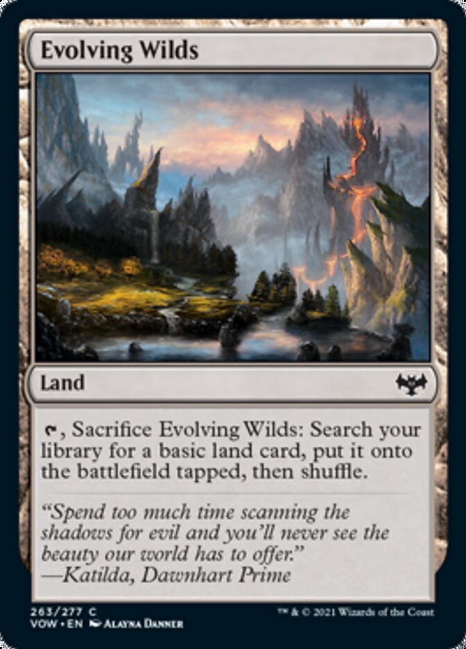 Evolving Wilds [Innistrad: Crimson Vow] | GrognardGamesBatavia