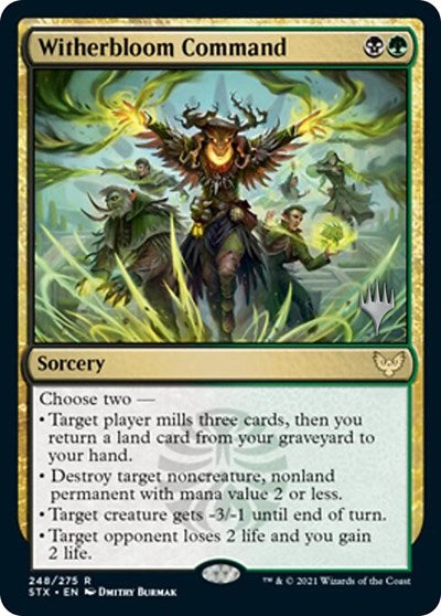 Witherbloom Command (Promo Pack) [Strixhaven: School of Mages Promos] | GrognardGamesBatavia