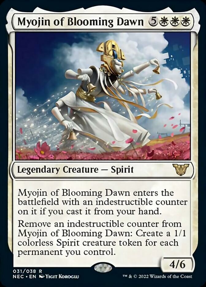 Myojin of Blooming Dawn [Kamigawa: Neon Dynasty Commander] | GrognardGamesBatavia