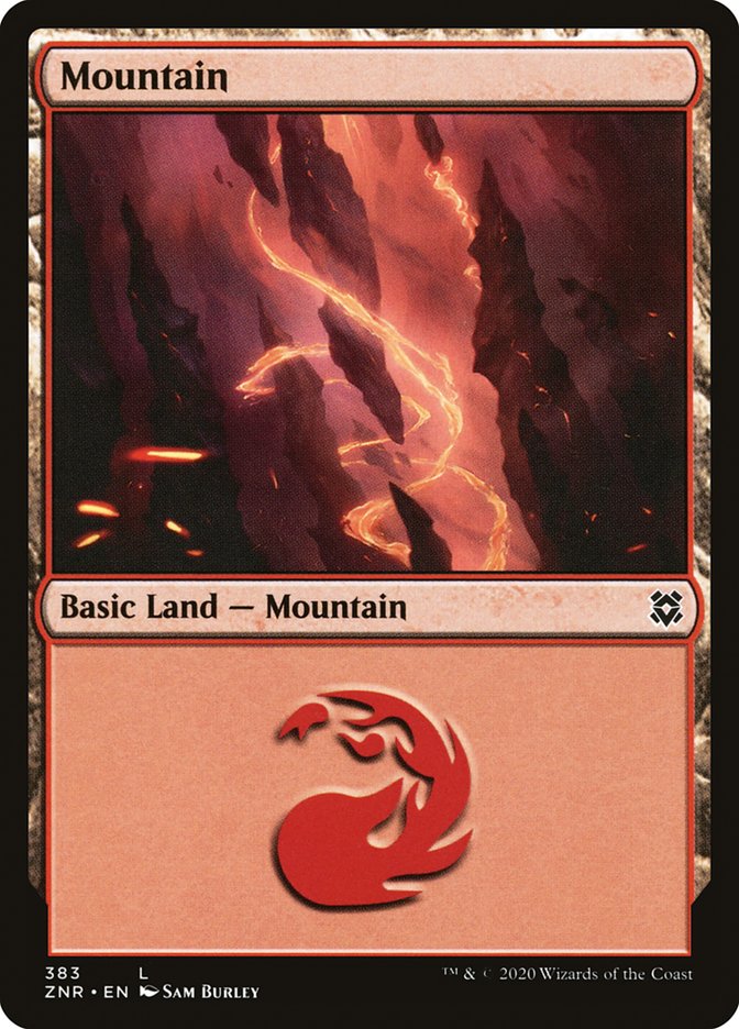 Mountain (383) [Zendikar Rising] | GrognardGamesBatavia