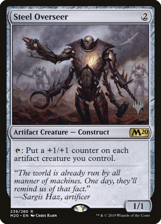 Steel Overseer (Promo Pack) [Core Set 2020 Promos] | GrognardGamesBatavia