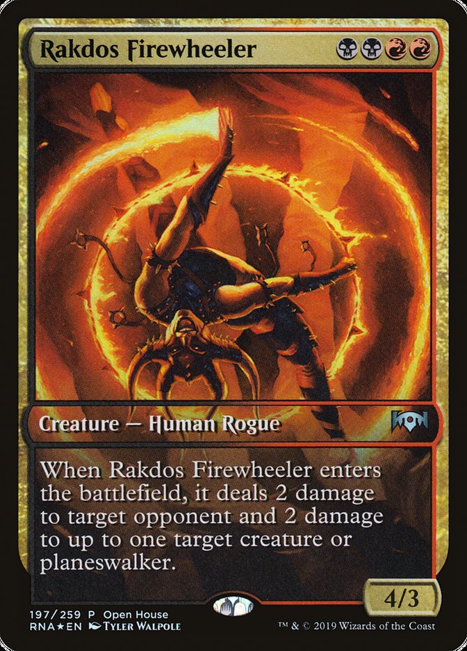 Rakdos Firewheeler (Open House) (Extended Art) [Ravnica Allegiance Promos] | GrognardGamesBatavia