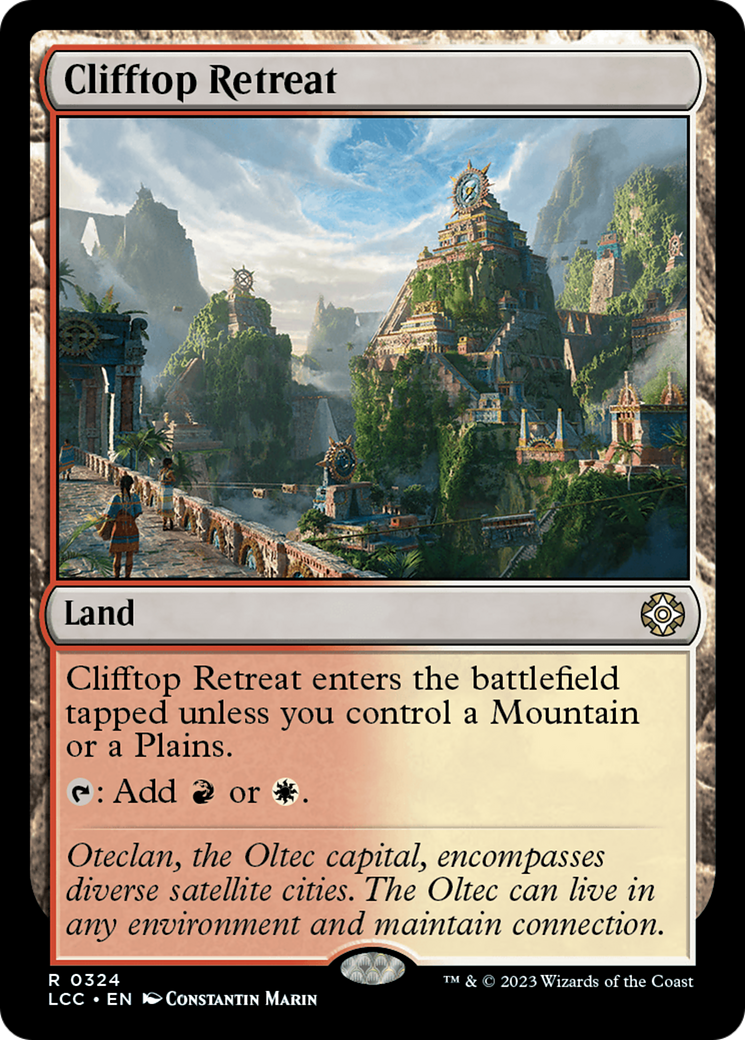 Clifftop Retreat [The Lost Caverns of Ixalan Commander] | GrognardGamesBatavia