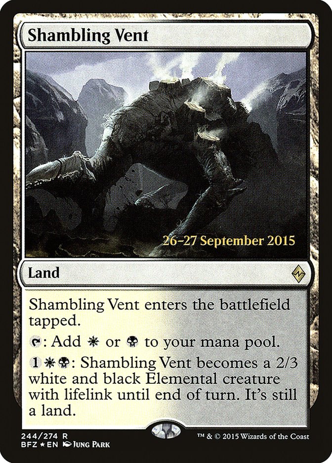 Shambling Vent [Battle for Zendikar Prerelease Promos] | GrognardGamesBatavia