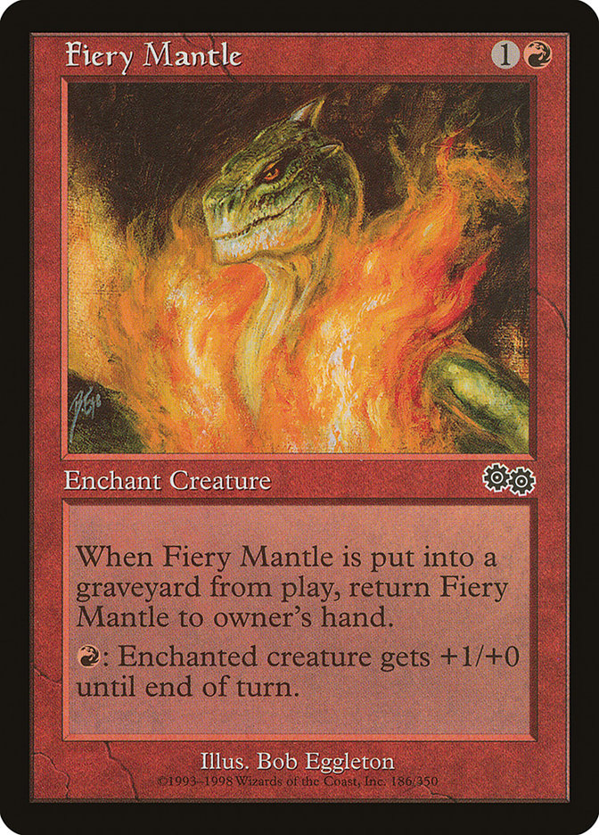 Fiery Mantle [Urza's Saga] | GrognardGamesBatavia