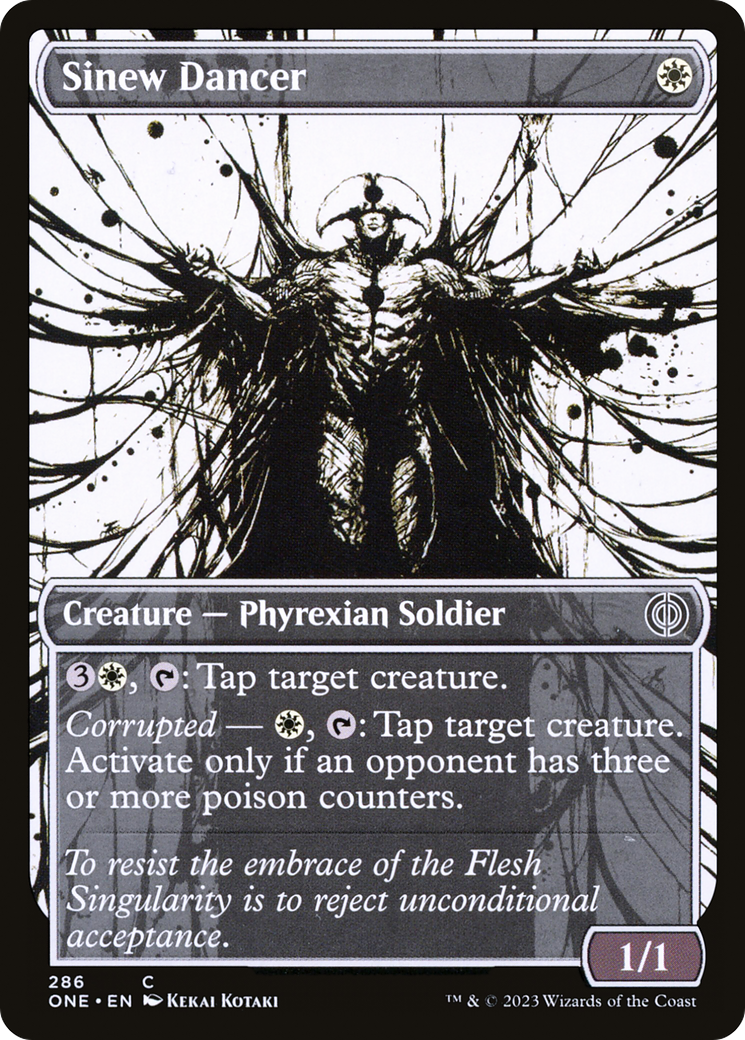 Sinew Dancer (Showcase Ichor) [Phyrexia: All Will Be One] | GrognardGamesBatavia