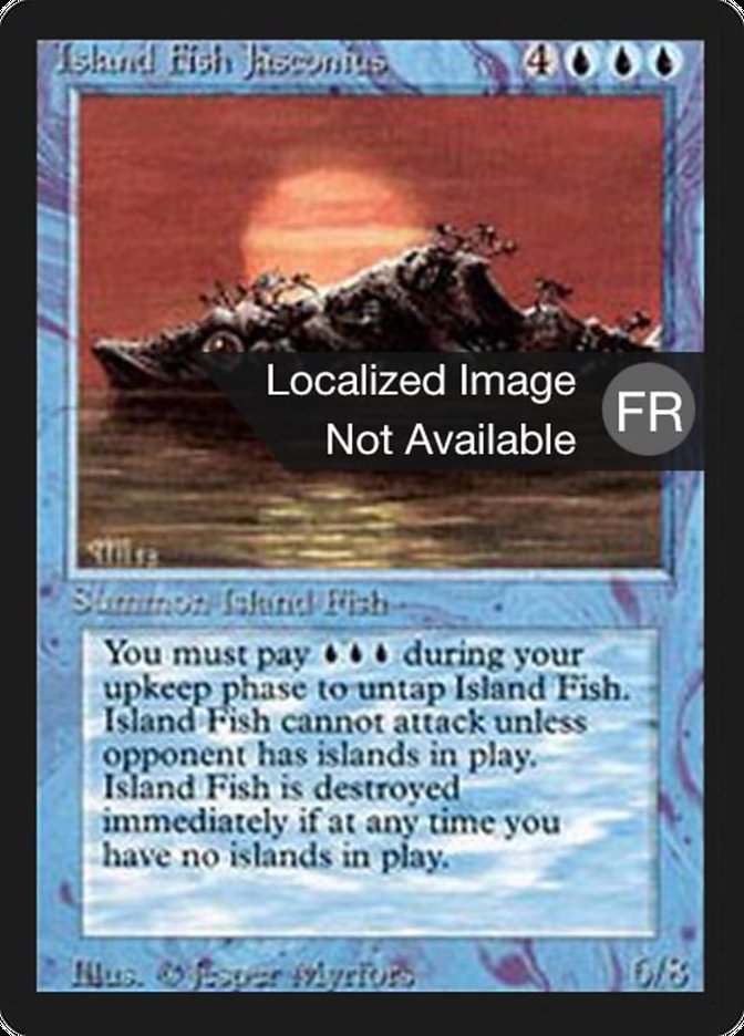 Island Fish Jasconius [Foreign Black Border] | GrognardGamesBatavia