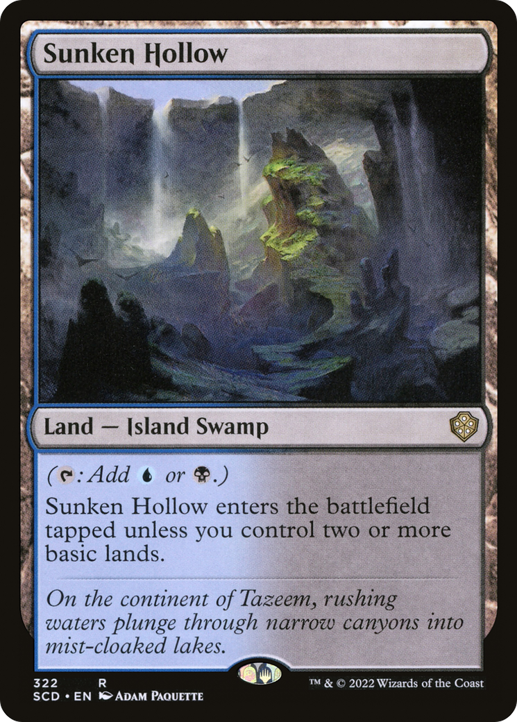 Sunken Hollow [Starter Commander Decks] | GrognardGamesBatavia