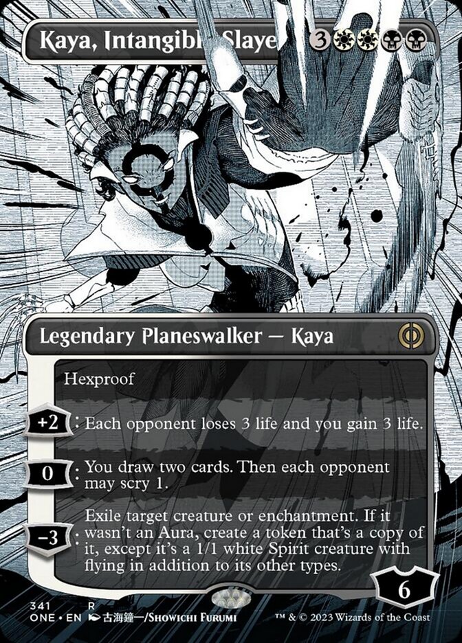 Kaya, Intangible Slayer (Borderless Manga) [Phyrexia: All Will Be One] | GrognardGamesBatavia