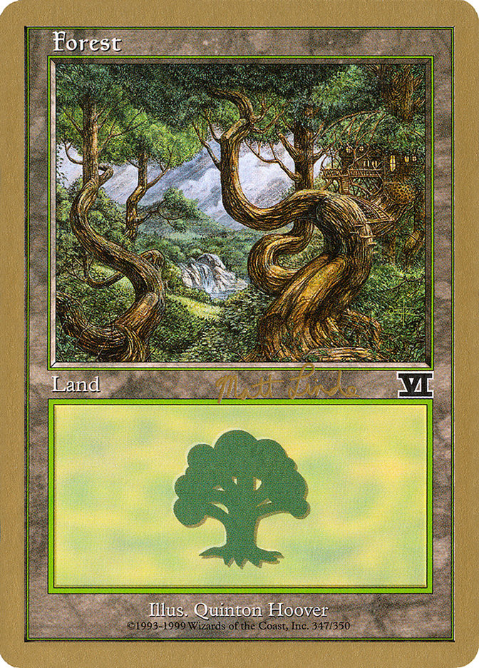 Forest (ml347b) (Matt Linde) [World Championship Decks 1999] | GrognardGamesBatavia