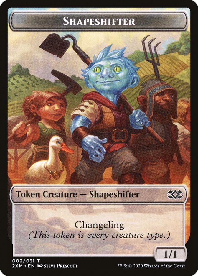 Shapeshifter Token [Double Masters Tokens] | GrognardGamesBatavia