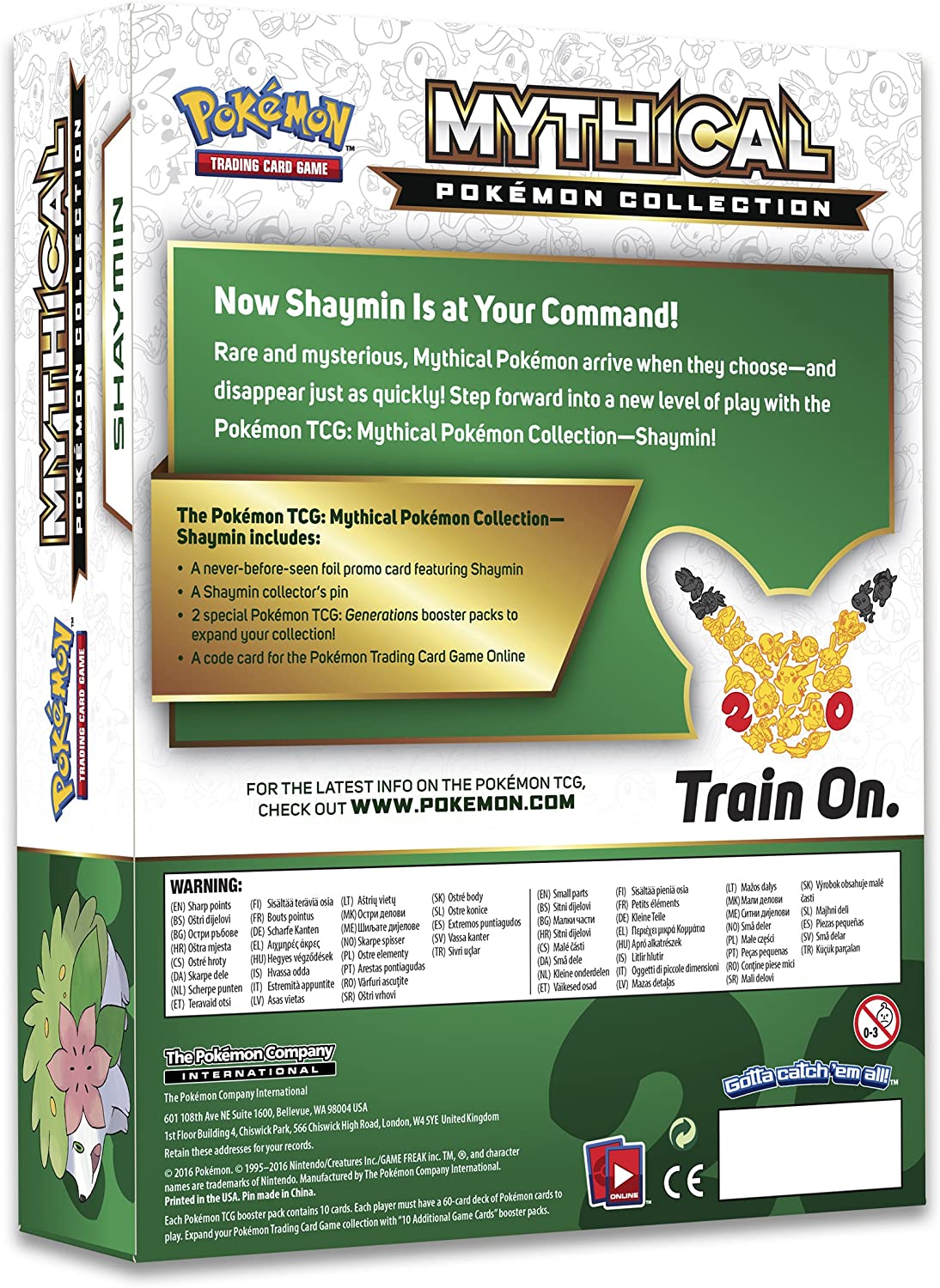 Generations - Mythical Pokemon Collection (Shaymin) | GrognardGamesBatavia