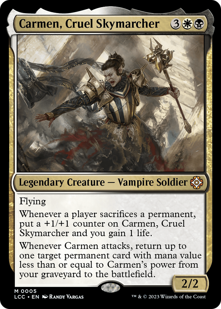 Carmen, Cruel Skymarcher [The Lost Caverns of Ixalan Commander] | GrognardGamesBatavia