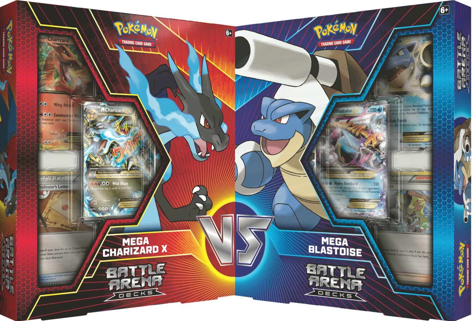 Battle Arena Deck (Mega Blastoise & Mega Charizard X) | GrognardGamesBatavia