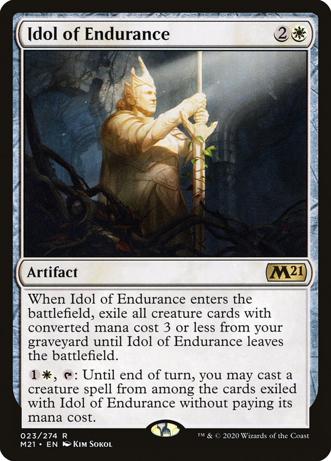 Idol of Endurance [Core Set 2021] | GrognardGamesBatavia