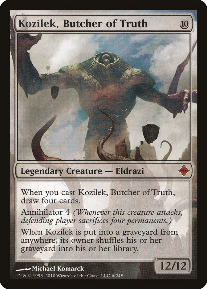 Kozilek, Butcher of Truth [Rise of the Eldrazi] | GrognardGamesBatavia