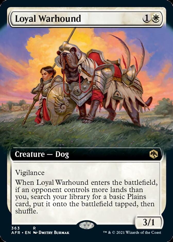 Loyal Warhound (Extended Art) [Dungeons & Dragons: Adventures in the Forgotten Realms] | GrognardGamesBatavia