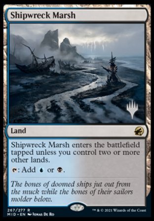 Shipwreck Marsh (Promo Pack) [Innistrad: Midnight Hunt Promos] | GrognardGamesBatavia