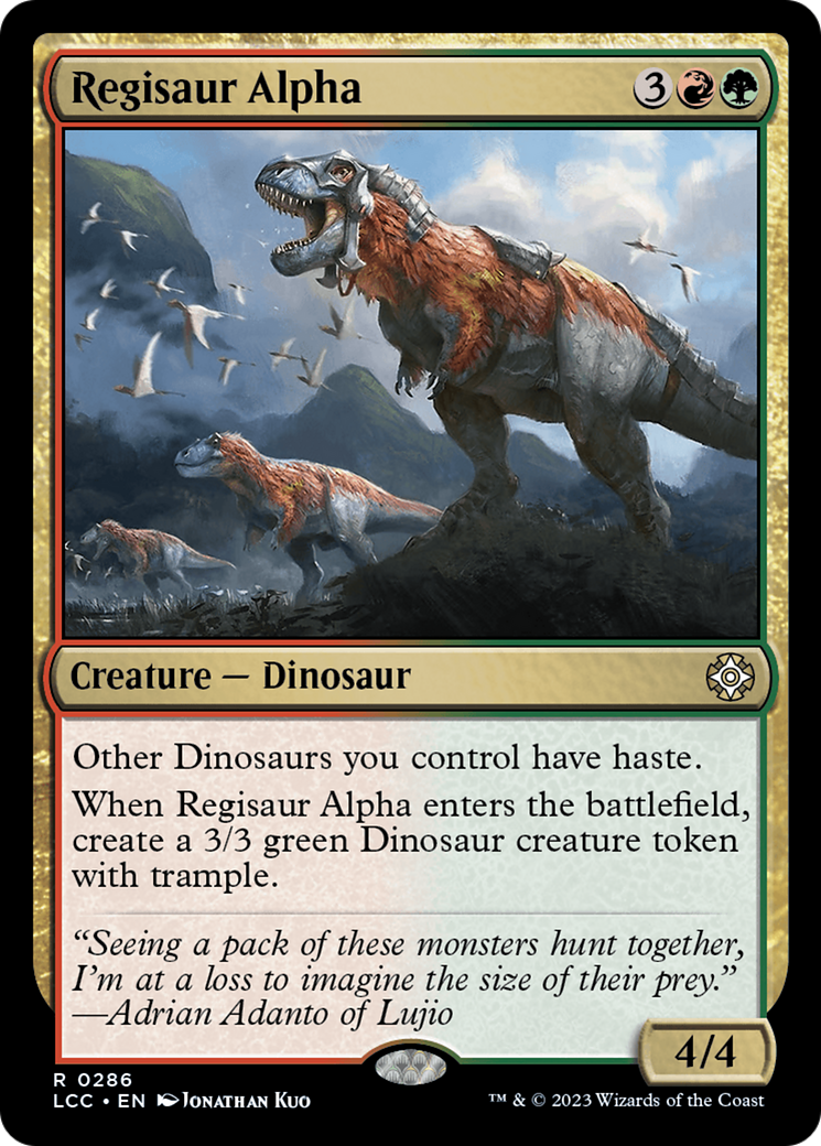 Regisaur Alpha [The Lost Caverns of Ixalan Commander] | GrognardGamesBatavia