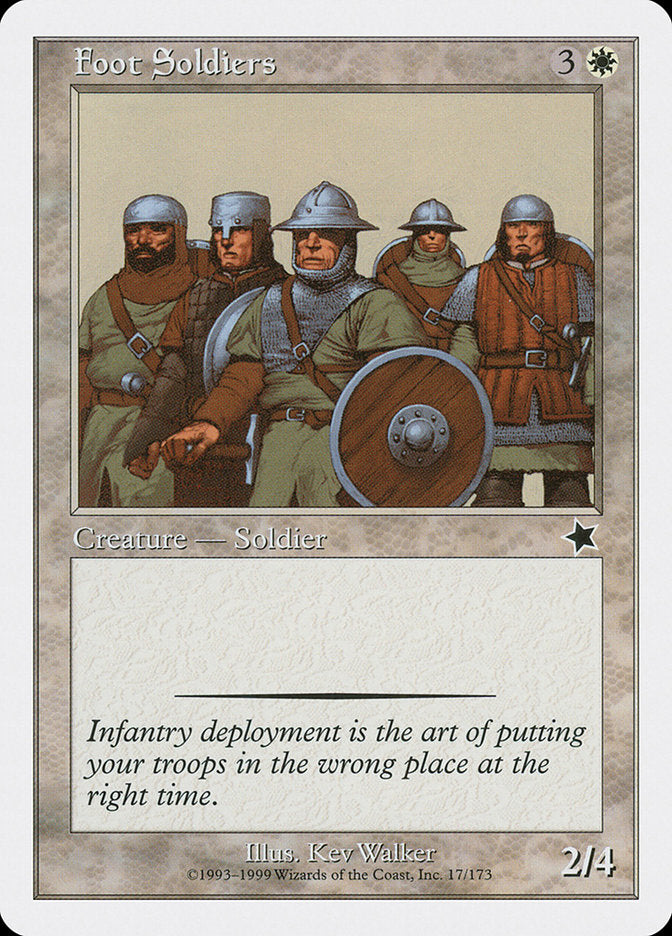 Foot Soldiers [Starter 1999] | GrognardGamesBatavia