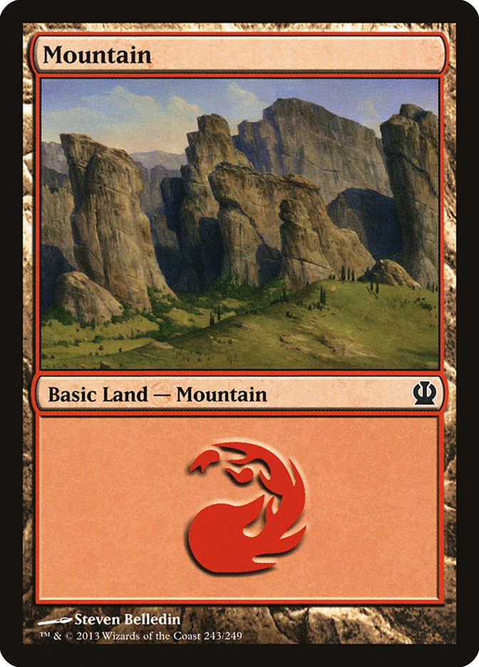 Mountain (243) [Theros] | GrognardGamesBatavia