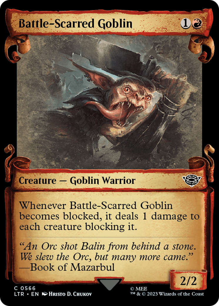 Battle-Scarred Goblin [The Lord of the Rings: Tales of Middle-Earth Showcase Scrolls] | GrognardGamesBatavia