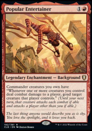 Popular Entertainer [Commander Legends: Battle for Baldur's Gate] | GrognardGamesBatavia