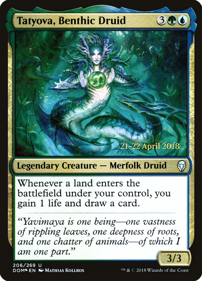 Tatyova, Benthic Druid [Dominaria Prerelease Promos] | GrognardGamesBatavia