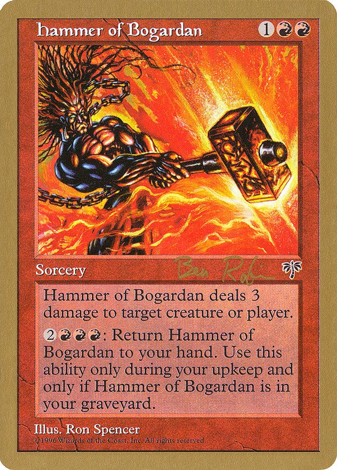 Hammer of Bogardan (Ben Rubin) [World Championship Decks 1998] | GrognardGamesBatavia