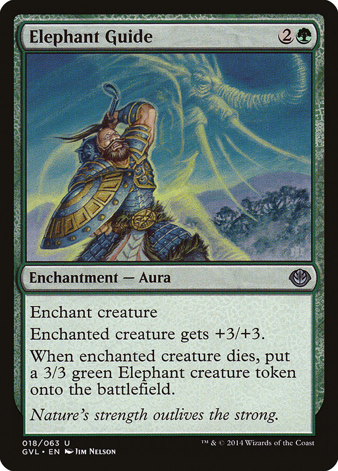 Elephant Guide (Garruk vs. Liliana) [Duel Decks Anthology] | GrognardGamesBatavia