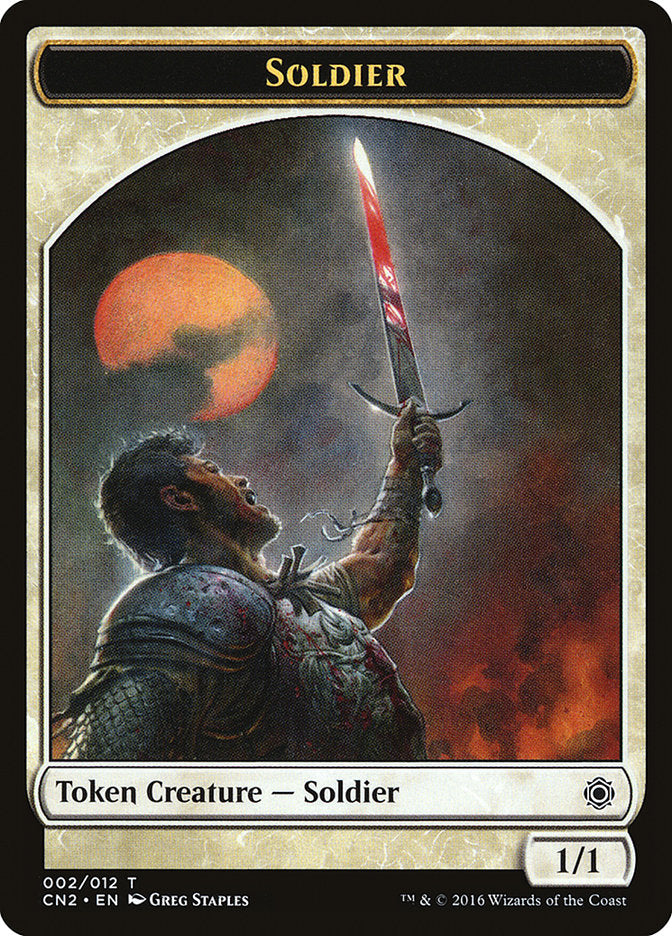 Soldier Token (002/012) [Conspiracy: Take the Crown Tokens] | GrognardGamesBatavia