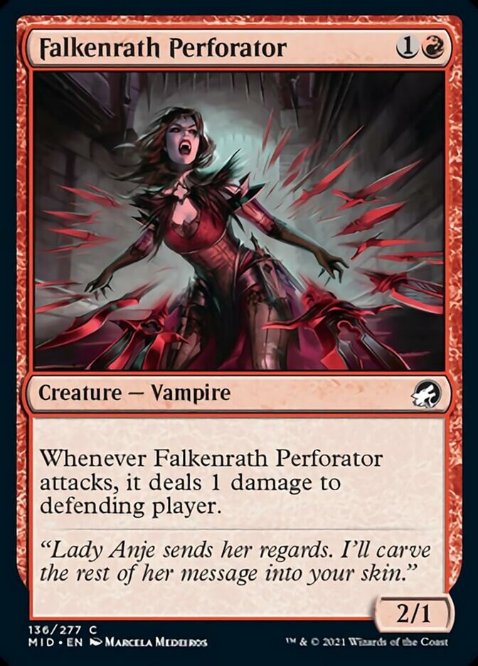 Falkenrath Perforator [Innistrad: Midnight Hunt] | GrognardGamesBatavia