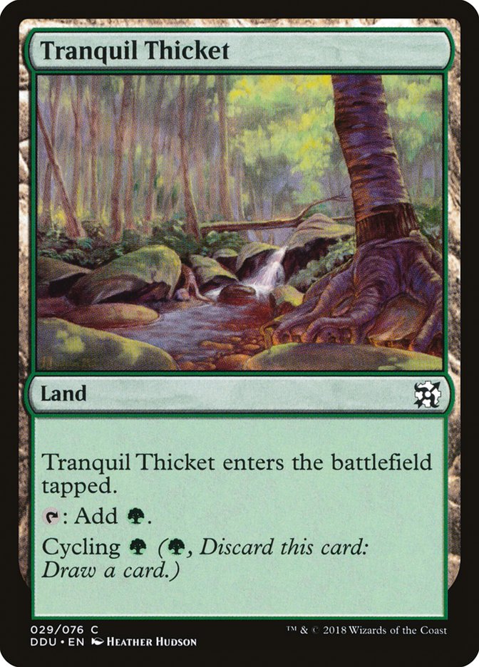 Tranquil Thicket [Duel Decks: Elves vs. Inventors] | GrognardGamesBatavia