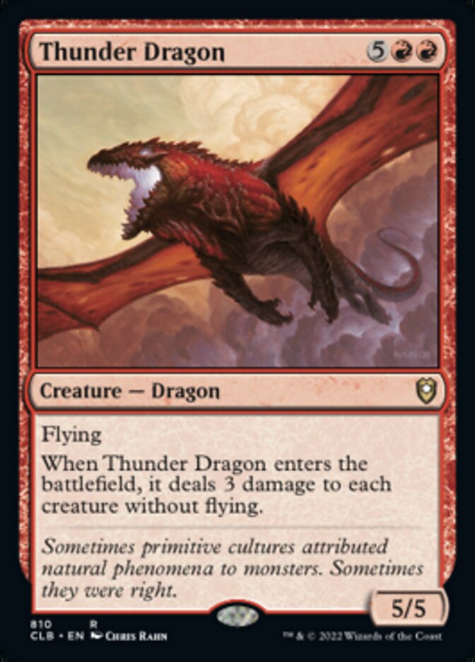 Thunder Dragon [Commander Legends: Battle for Baldur's Gate] | GrognardGamesBatavia