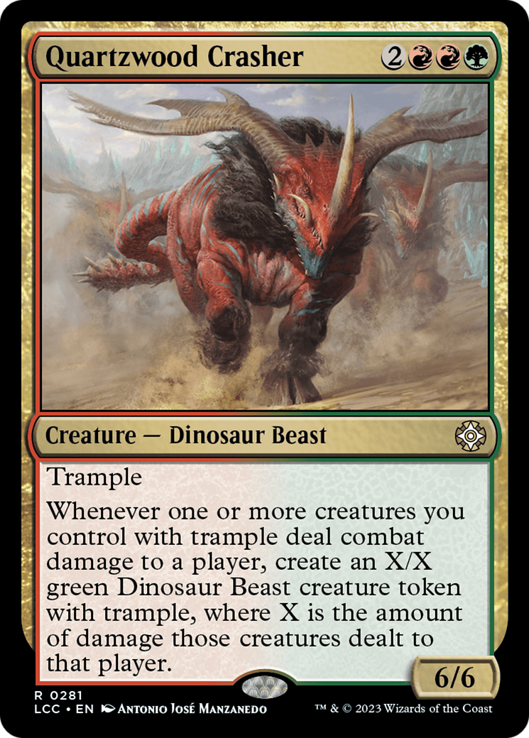 Quartzwood Crasher [The Lost Caverns of Ixalan Commander] | GrognardGamesBatavia